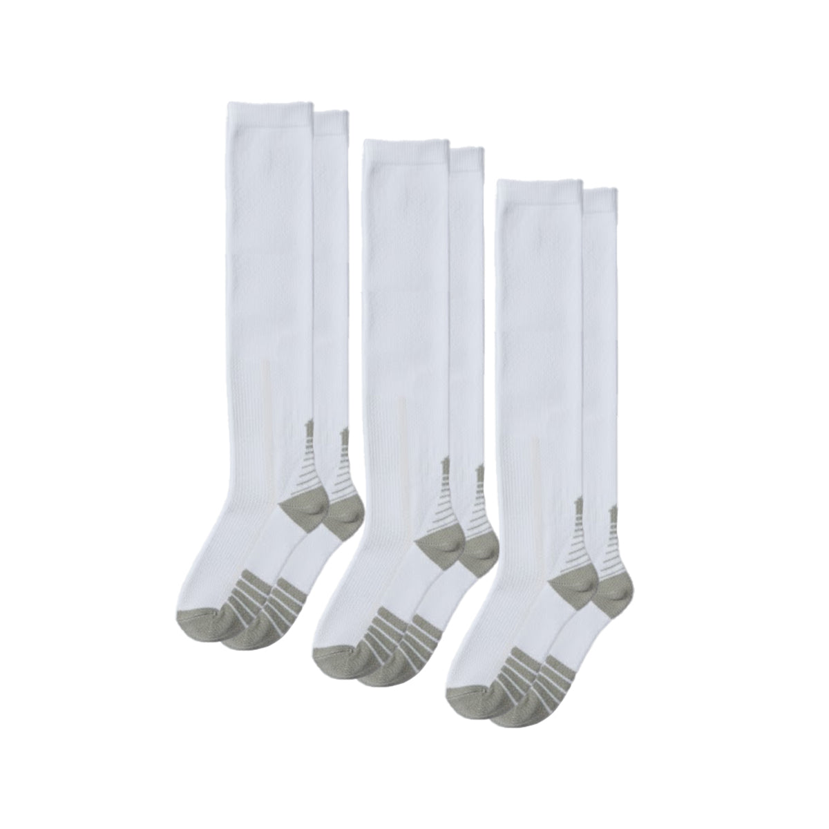 Medias de compresión - Blanco Gris