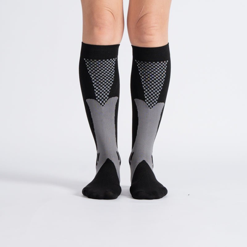 Compression Socks - All Black - ComfortWear
