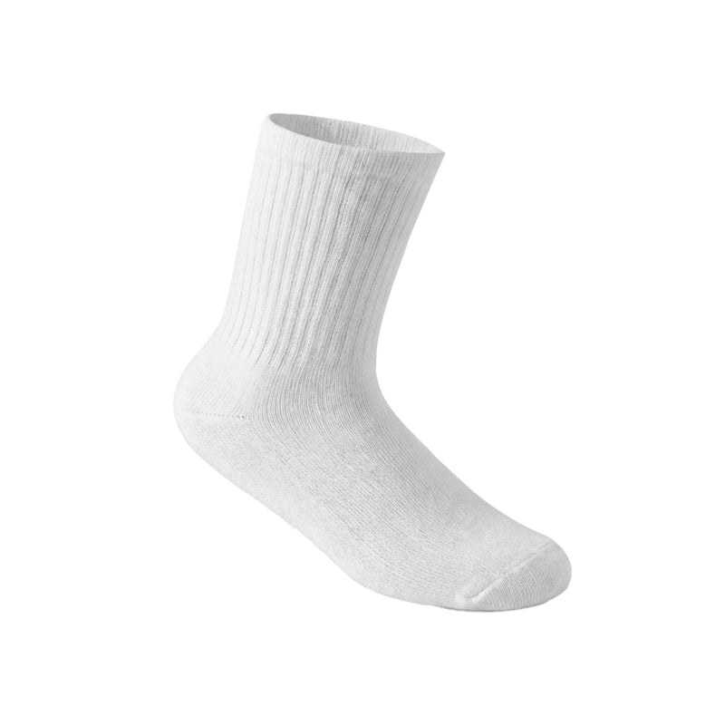 6-Pack Cushioned Socks (White)