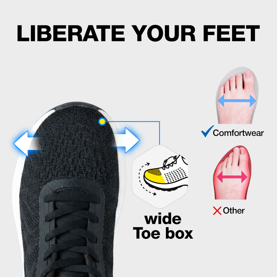 Chaussures Ortho Performance Max Stretch - Tout noir