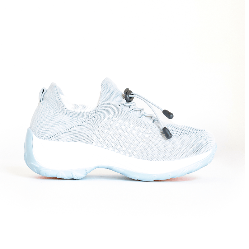 Ortho Stretch Cushion Shoes - Arctic Grey - ComfortWear