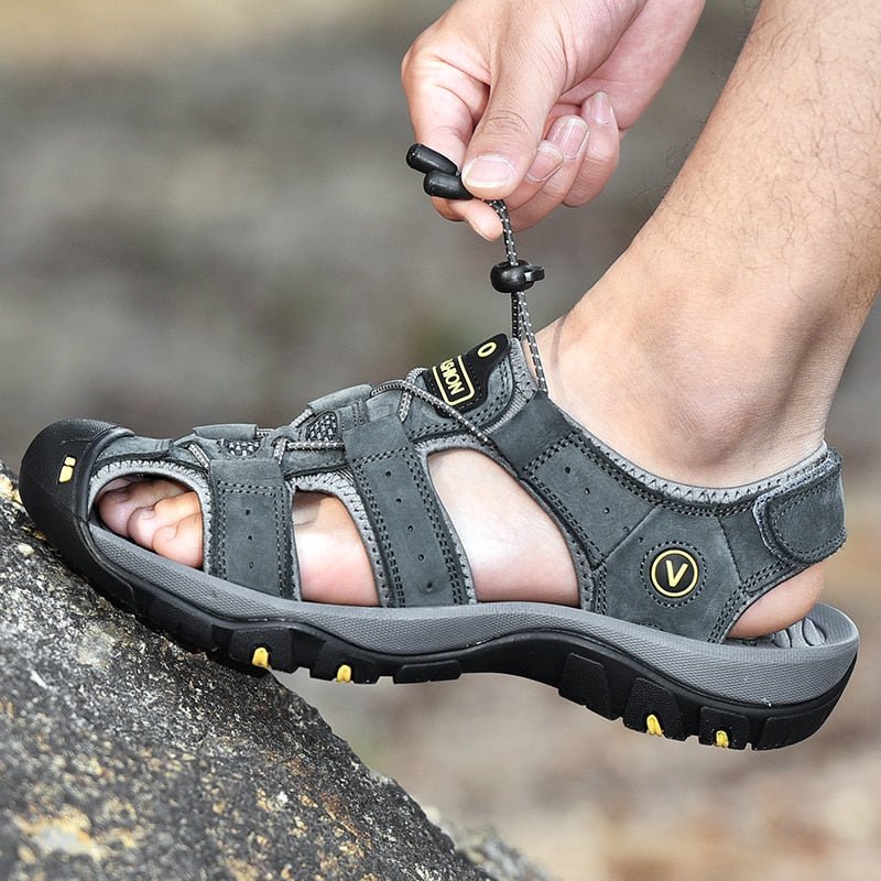 Men's High-Altitude Ortho Heel Strap Sandals - ComfortWear Store