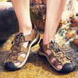 Men's High-Altitude Ortho Heel Strap Sandals - Espresso - ComfortWear Store