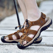 Men's High-Altitude Ortho Heel Strap Sandals - Espresso - ComfortWear Store