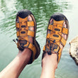 Men's High-Altitude Ortho Heel Strap Sandals - Yellow - ComfortWear Store