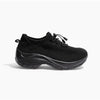 Zapatos ortopédicos elásticos con amortiguación antideslizante para trabajadores sanitarios - Negro medianoche